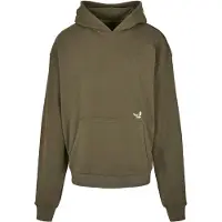 Mister tee weicher Herren Hoodie Rippbündchen Kapuze 460 g/m² mit Baumwolle Khaki
