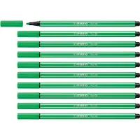 Stabilo Premium-Filzstift - Pen 68 - 10er Pack - smaragdgrün hell