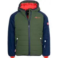 TROLLKIDS Kids Hafjell Snow Jacket Pro navy/forest green/orange - Größe 92 Kinder 514