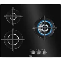 AEG Hkb63320nb Gasglasplatte 60 Cm 3 Brennern