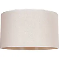 Duolla Lampenschirm Roller, beige, Ø 40 cm, Höhe 22 cm Roller , Textil / Stoff / Seide