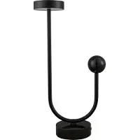 AYTM Grasil Tischleuchte Schwarz/Schwarz - , Grasil, Schwarz, für Wohnzimmer, Metall, Design