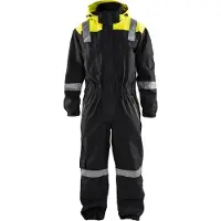 Blakläder Winteroverall ungefüttert 6786 1977 in schwarz/gelb, Größe:58