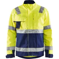 Blakläder High Vis Jacke "4064 " - High Vis Gelb/Marineblau 6XL