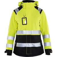 Blakläder Damen High Vis Shell Jacke 4904 1987 - gelb/schwarz - XL