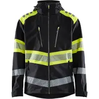 Blakläder Warnschutz Softshelljacke 4494, schwarz/gelb 44942513 , 1 Stück, Größe: 4XL