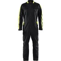 Blakläder Industrie Overall Stretch 6144 1832 in div. Farben, Farbe:Schwarz/High Vis Gelb, Größe:C56