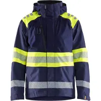 Blakläder High Vis Shell Jacke "4420 " - Marineblau/ High Vis Gelb XXL
