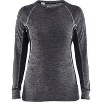 Blakläder Damen Unterhemd WARM grau / schwarz