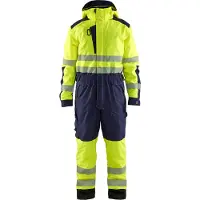 Blakläder High Vis Winter Overall 6725, Farbe:High Vis Gelb/Marineblau, Größe:XS