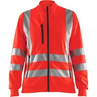 Blakläder High Vis Zip Sweatshirt Damen