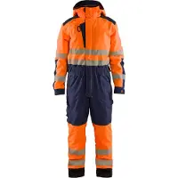 Blakläder High Vis Winter Overall 6725, Farbe:High Vis Orange/Marineblau, Größe:S