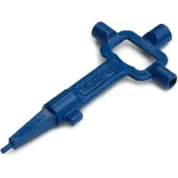 Dulimex 11286 0160.600.1020 Bauschlüssel DX zamac blau