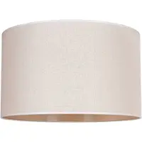 Duolla Lampenschirm Roller, beige, Ø 50cm, Höhe 30cm Roller , Textil / Stoff / Seide