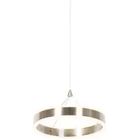 QAZQA Hängelampe Stahl 30 cm inkl. LED 3-stufig dimmbar - Lyani