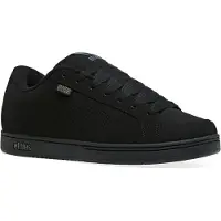 Etnies Kingpin Lace Up Herren Nubukleder Sneaker in Schwarz Mono – 7 UK - 41 EU - 8 US / Black Mono