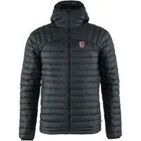 Fjällräven - Leichte und komprimierbare Daunenjacke - Expedition Lätt Hoodie M Black für Herren - Größe L - schwarz