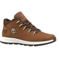 Timberland für Herren. TB0A25DCF131 Sprint Trekker Mid Stiefel aus Leder braun (43.5), Wohnung, Schnürsenkel, Lässig, Nachhaltig
