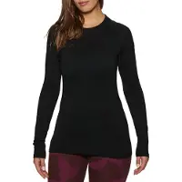 Icebreaker Funktionsunterhemd 260 Tech LS Crewe Black Damen-XS
