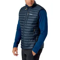 Rab - Doudoune sans manches en duvet - Microlight Vest Beluga für Herren - Größe M - Grau