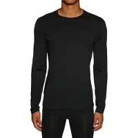 Icebreaker Funktionsunterhemd 200 Oasis LS Crewe Black Herren-M
