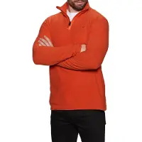 Protest Skipullover Perfecto 1/4 Zip Top Orange Fire Herren-M