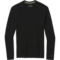 Smartwool Unterhemd Classic Thermal Merino Base Layer Crew Boxed Herren Black-XS