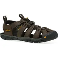 Keen Herren Trekkingsandalen CLEARWATER Braun Leder-Textil-Mix - wasserfest Größe: 45