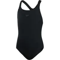 Speedo Badeanzug Eco+ Medalist Mädchen Black-11-12 jaar