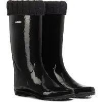 Aigle Regenstiefel Women Eliosa Winter Noir-Schuhgröße 36