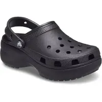 Crocs Classic Platform Glog Schwarz - Slip-on - 206750-001