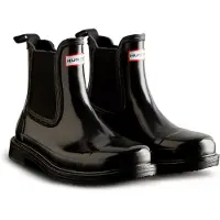 Hunter Chelsea Boots Unisex Schwarz Gummi