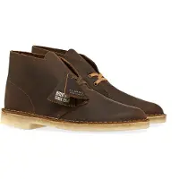 Clarks Boots Dessert Boot, Glattleder, Braun, Damen