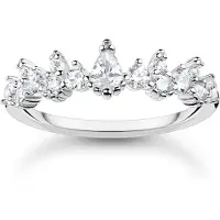 Thomas Sabo Ring Eiskristalle Silber