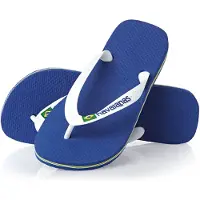 Havaianas Flip Flops Brasil Logo Marine Blau-Schuhgröße 37 - 38