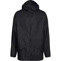 Rains - Wasserfeste und winddichte Jacke &ndash; Unisex &ndash; Jacket W3 - Jacket W3 Black für Herren - Größe XL - schwarz