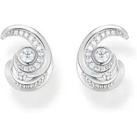 Thomas Sabo Ohrstecker Welle mit Steinen