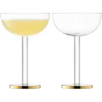 LSA International Champagnerglas Coupe Luca Set 2 Lsa 200ml