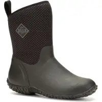 Muck Regenstiefel Muckster II Mid Black Rose Print Damen-Schuhgröße 41