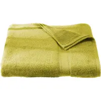 De Witte Lietaer Badetuch Helene Warm Olive (100 x 150 cm)