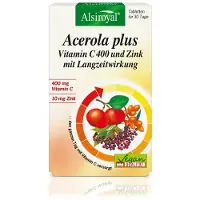 Alsiroyal Acerola plus Vitamin C 400 mit Langzeitwirkung, 30 St. 27 g