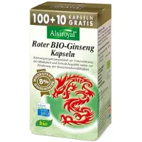 Alsiroyal Roter BIO-Ginseng 100+10 Kps 8% Ginsenoside 47 g