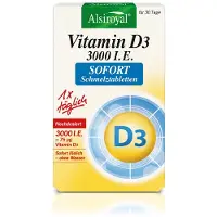 Alsiroyal Vitamin D3 - 3000 I.E Sofort Schmelztabletten 30 g