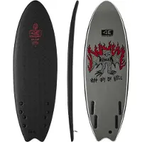 Ocean & Earth Bat Outta Hell Ezi Rider Soft 5´6´´ Surfbrett Silber 167.6 cm Silber 167.6 cm