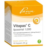 Pascoe pharmazeutische Präparate GmbH Vitapas C liposomal 1.000 Kapseln schützt die Zellen vor oxidativem Stress, 90 St. Kapseln