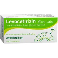 Levocetirizin Micro Labs 5 mg Filmtabletten 100 St