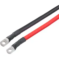 Votronic Hochstrom-Kabelsatz rot / Schwarz für Inverter 35 mm² 1 m lang