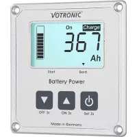 Votronic LCD-Batterie-Computer 200 S mit Smart-Shunt und Masseband 35 mm²