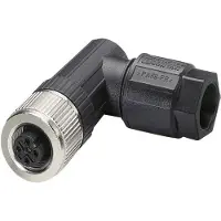Phoenix Contact M12 5-polig Winkelformige Weibliche Verbindung Mit Push-Lock Feder - 1424653