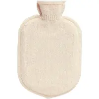 Yumeko Wärmflaschenbezug Wolle 36x20 Naturell - Eco, Bio & Fairtrade